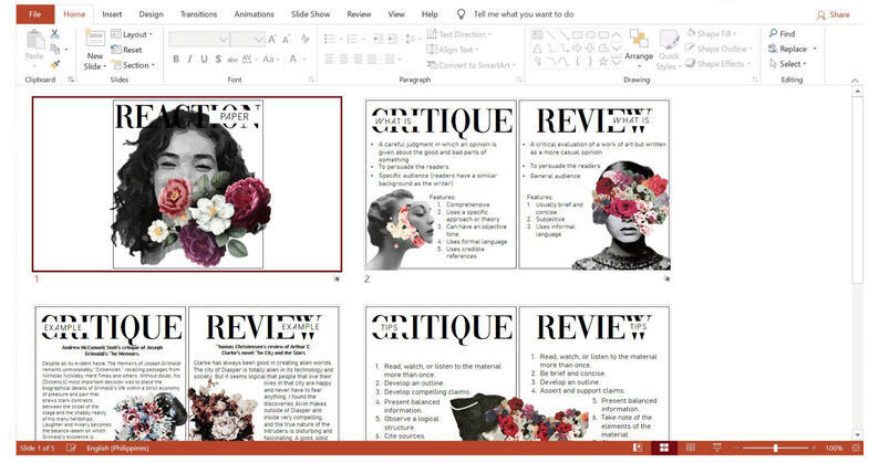 The Reaction Paper