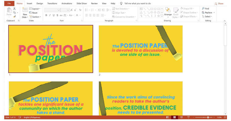 The Position Paper